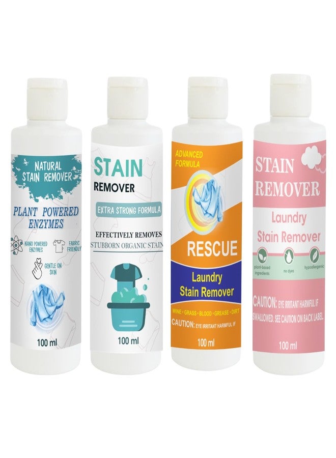 مجموعة مزيلات البقع من توفوس: مزيل بقع القمصان، والدمى، والبرتقالي، والوردي | محلول تنظيف متعدد الأسطح للملابس والأقمشة والمفروشات (100 غرام لكل عبوة) - Image 1